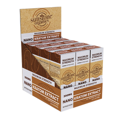 Case of Sunstone Organics Nano Kratom Extract boxes