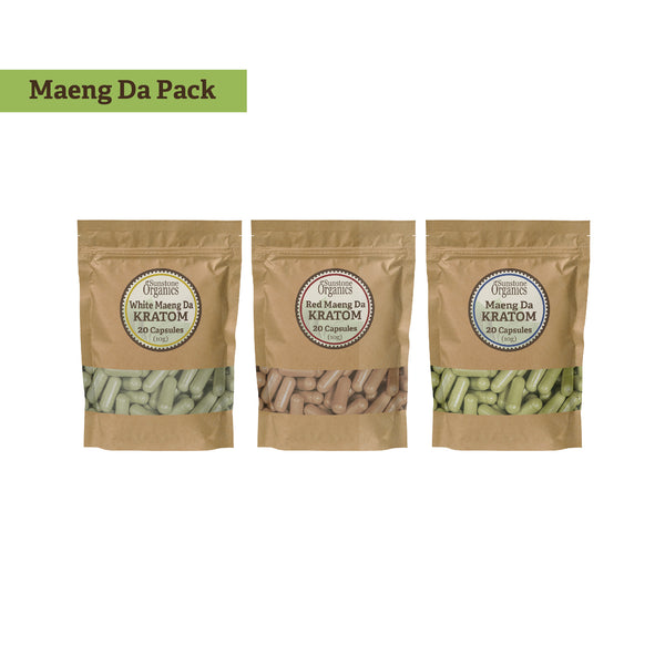 Kratom Capsules - Sample Pack