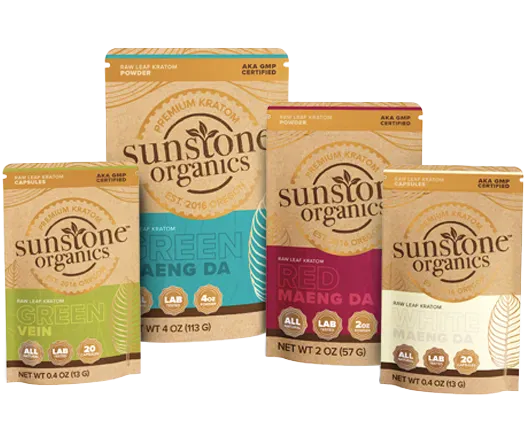 Sunstone Organics kratom products