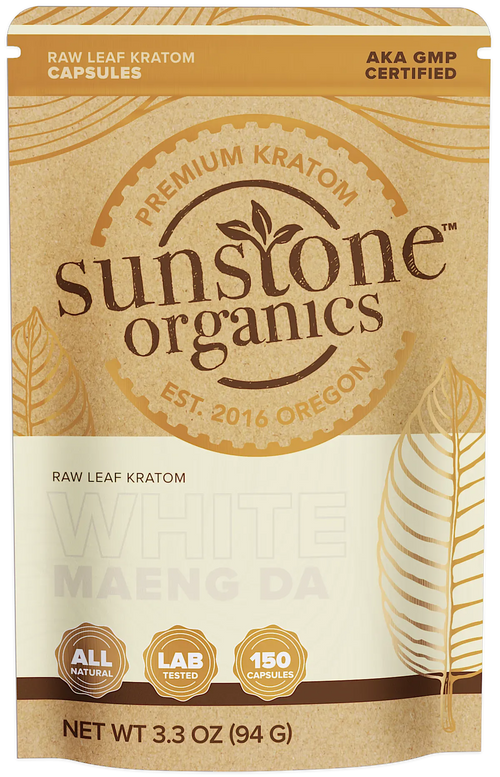White Maeng Da Kratom Capsules