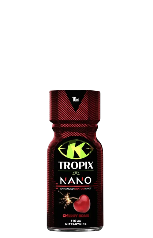 Tropix Nano Cherry Bomb kratom shot bottle